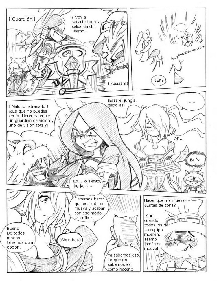 La Liga de Teemo XXX (League of Legends) Comic porno