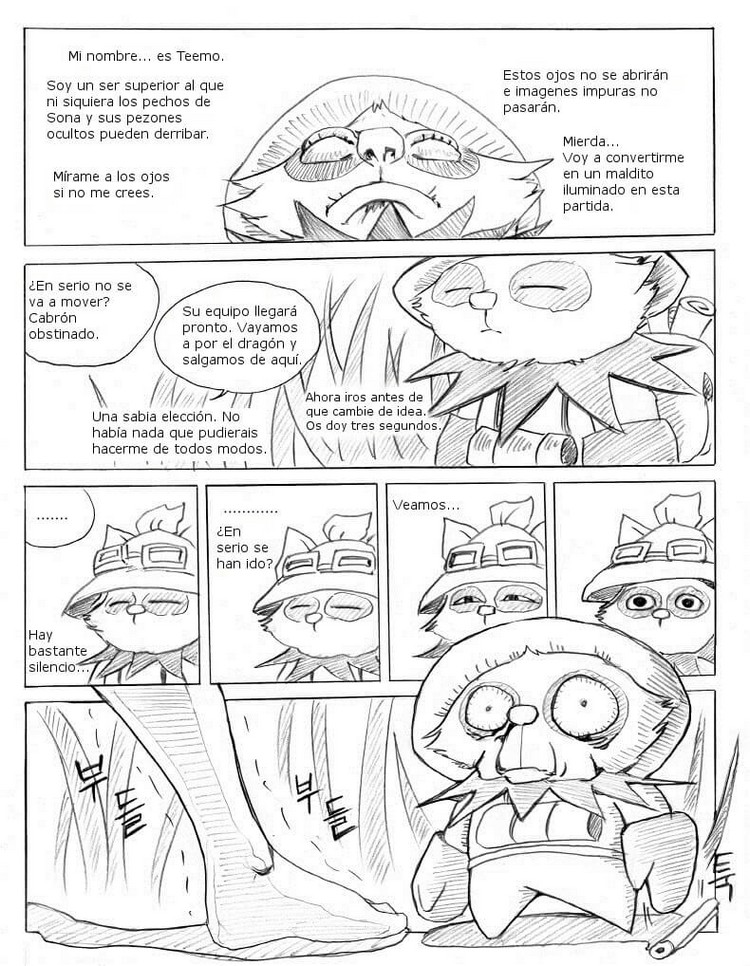 La Liga de Teemo XXX (League of Legends) Comic porno
