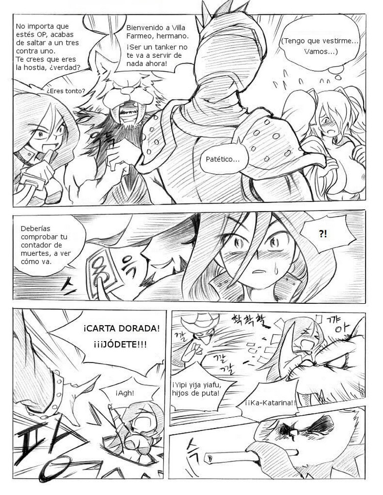 La Liga de Teemo XXX (League of Legends) Comic porno