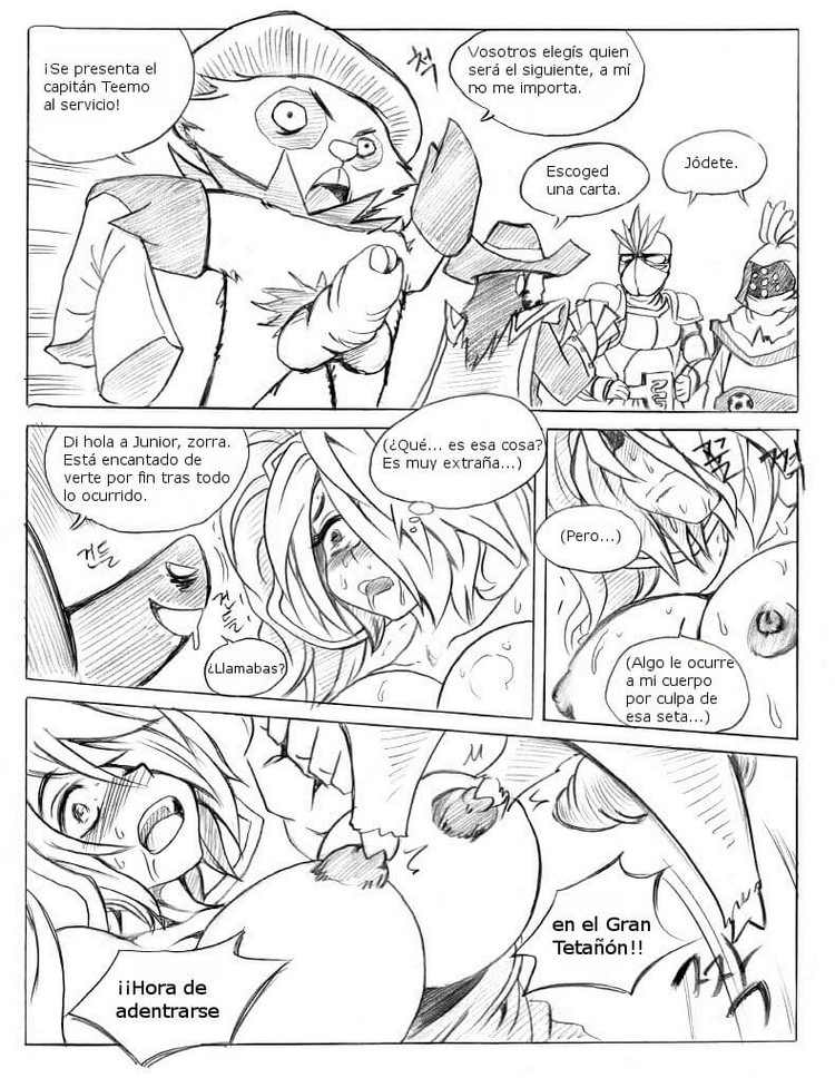 La Liga de Teemo XXX (League of Legends) Comic porno