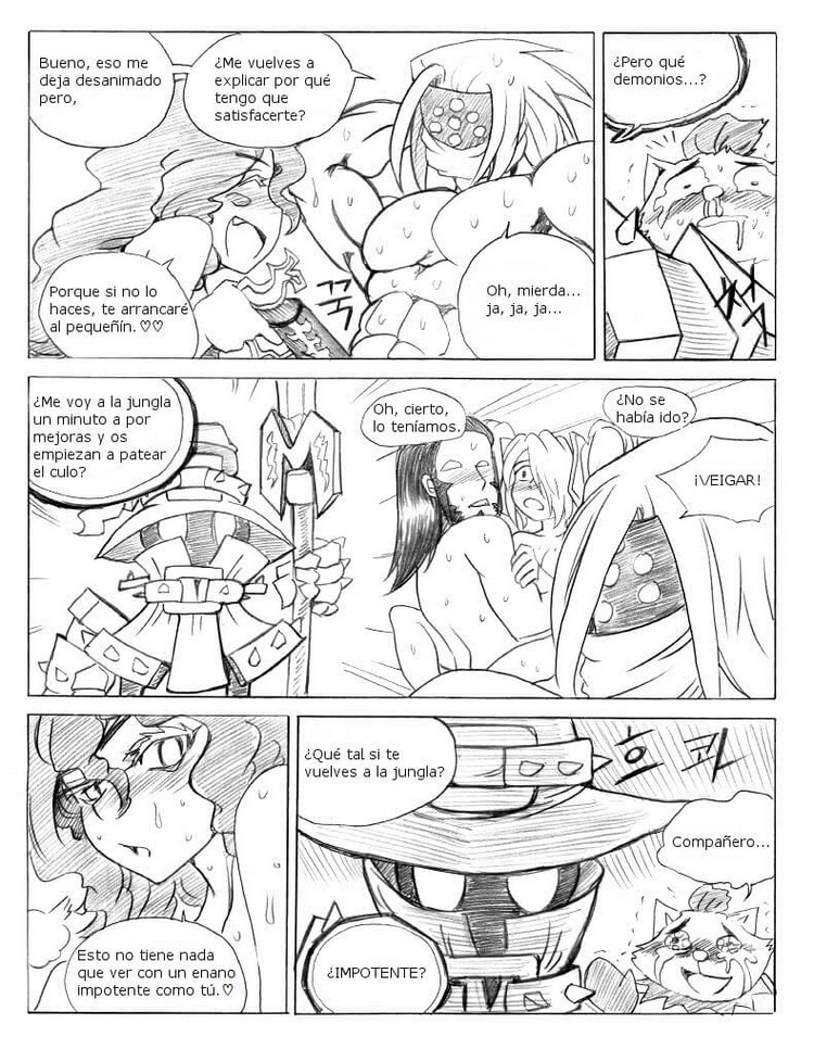La Liga de Teemo XXX (League of Legends) Comic porno