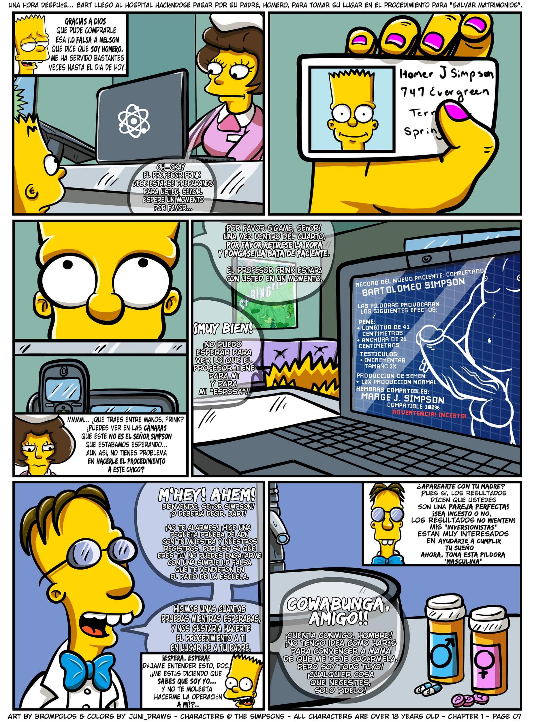 Los Sexenteins Comic porno