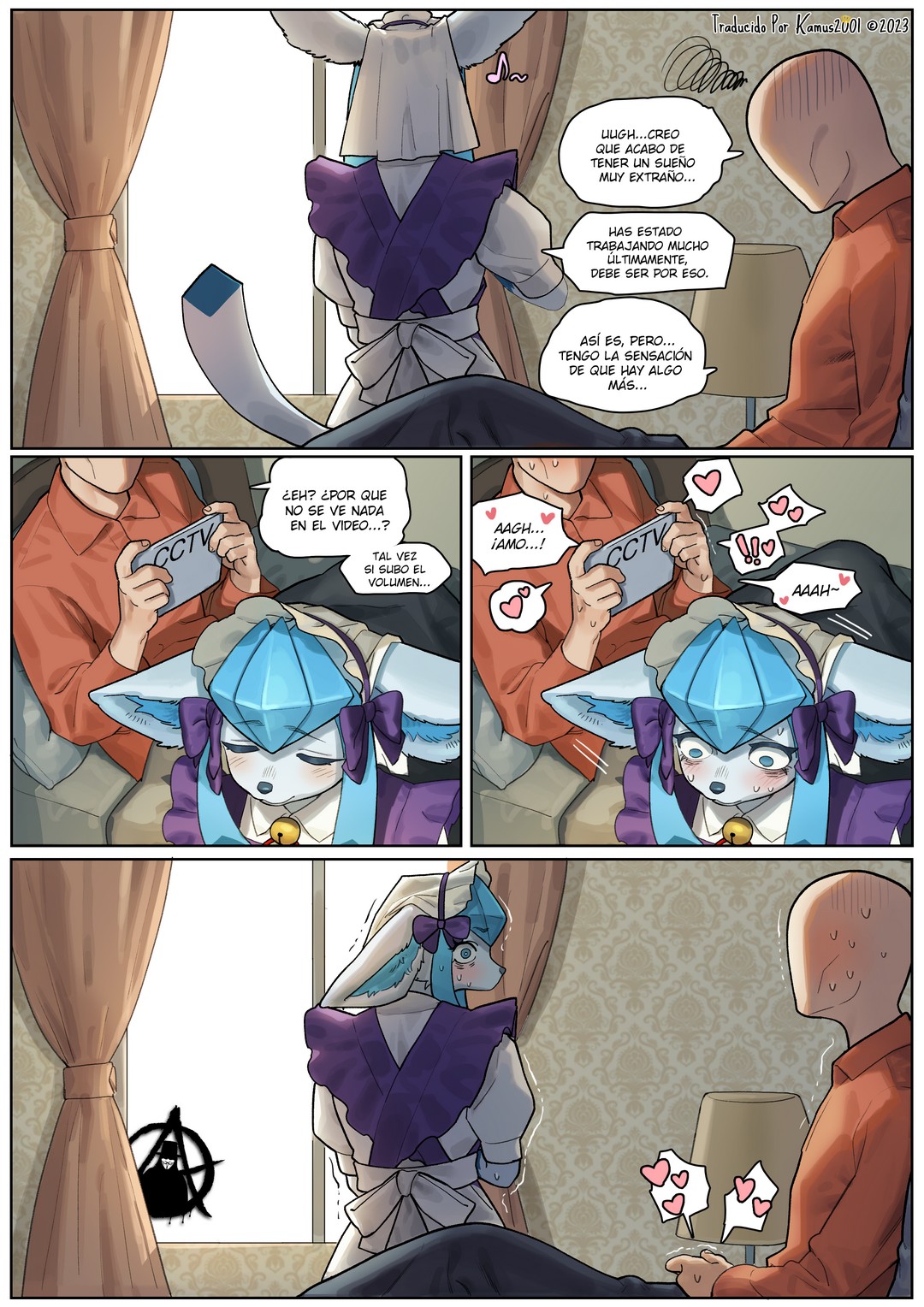 Maid Glaceon Comic porno
