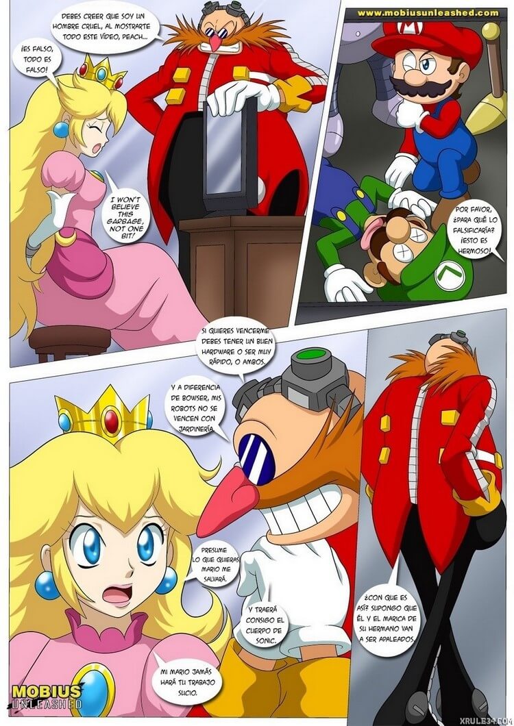 Mario and Sonic Comic porno