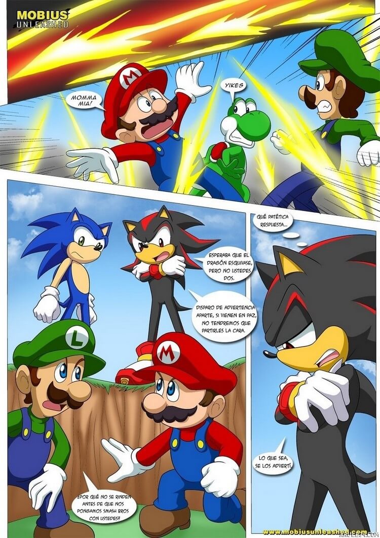 Mario and Sonic Comic porno