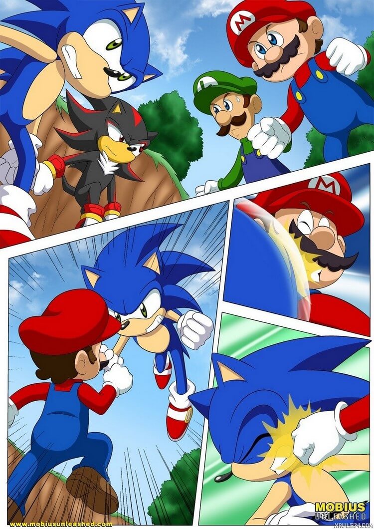 Mario and Sonic Comic porno