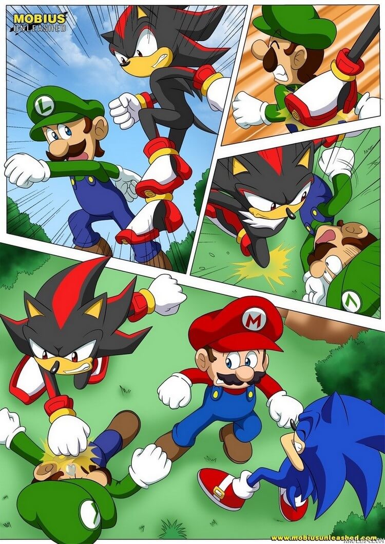 Mario and Sonic Comic porno