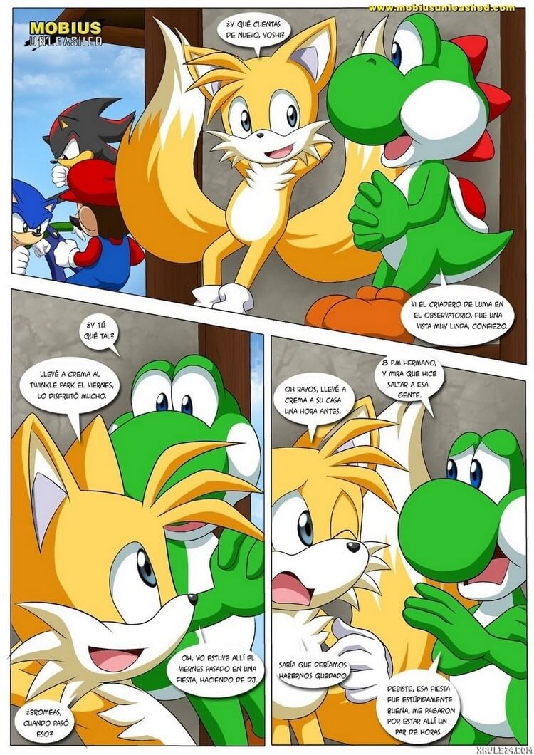 Mario and Sonic Comic porno