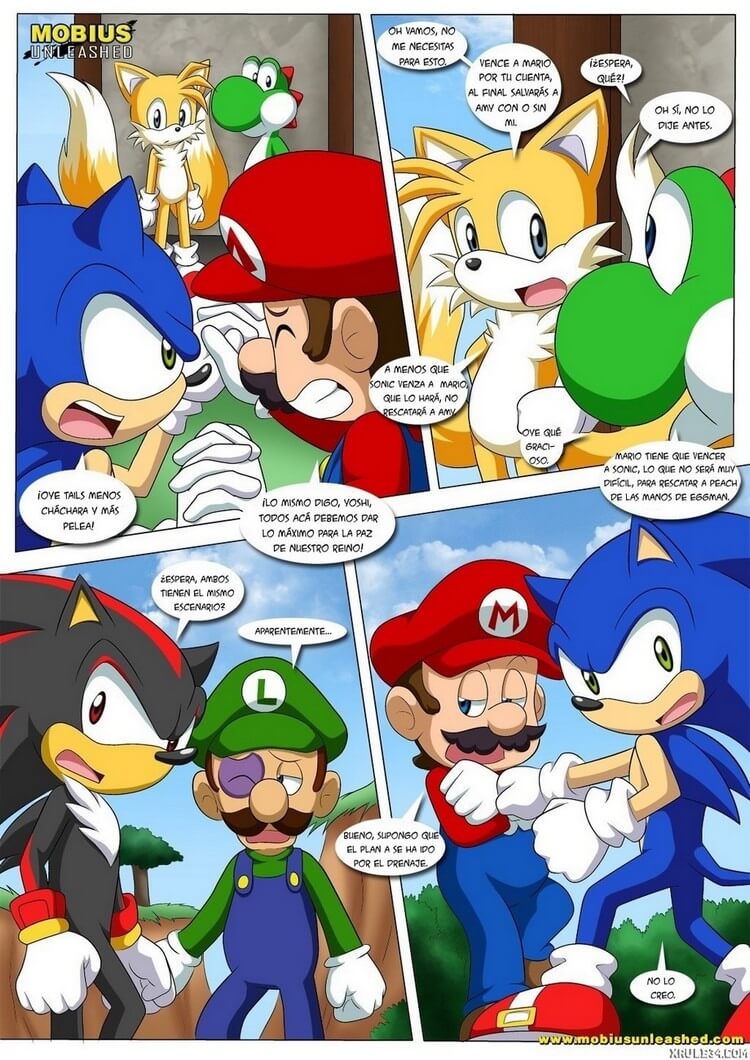 Mario and Sonic Comic porno