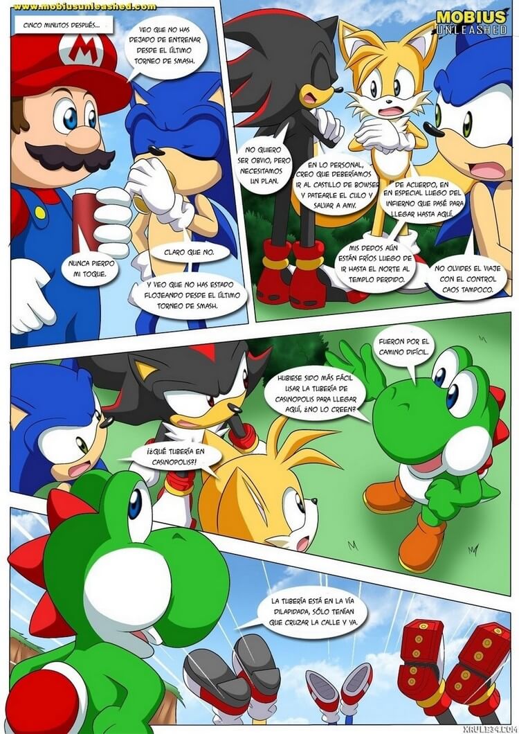 Mario and Sonic Comic porno