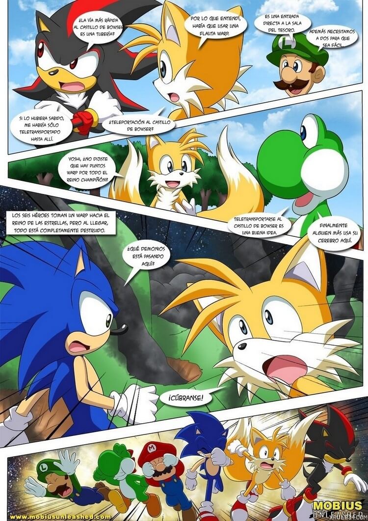 Mario and Sonic Comic porno