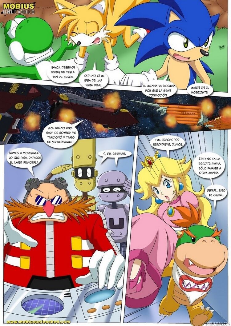 Mario and Sonic Comic porno