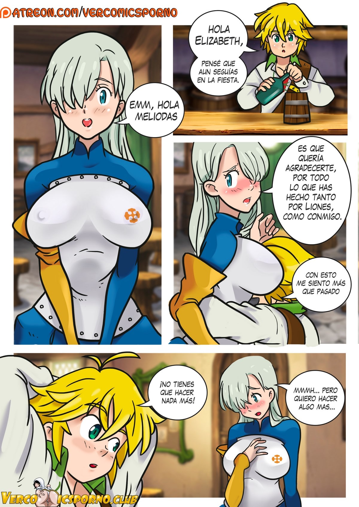 Nanatsu No Taizai - El Primer Encuentro Comic porno