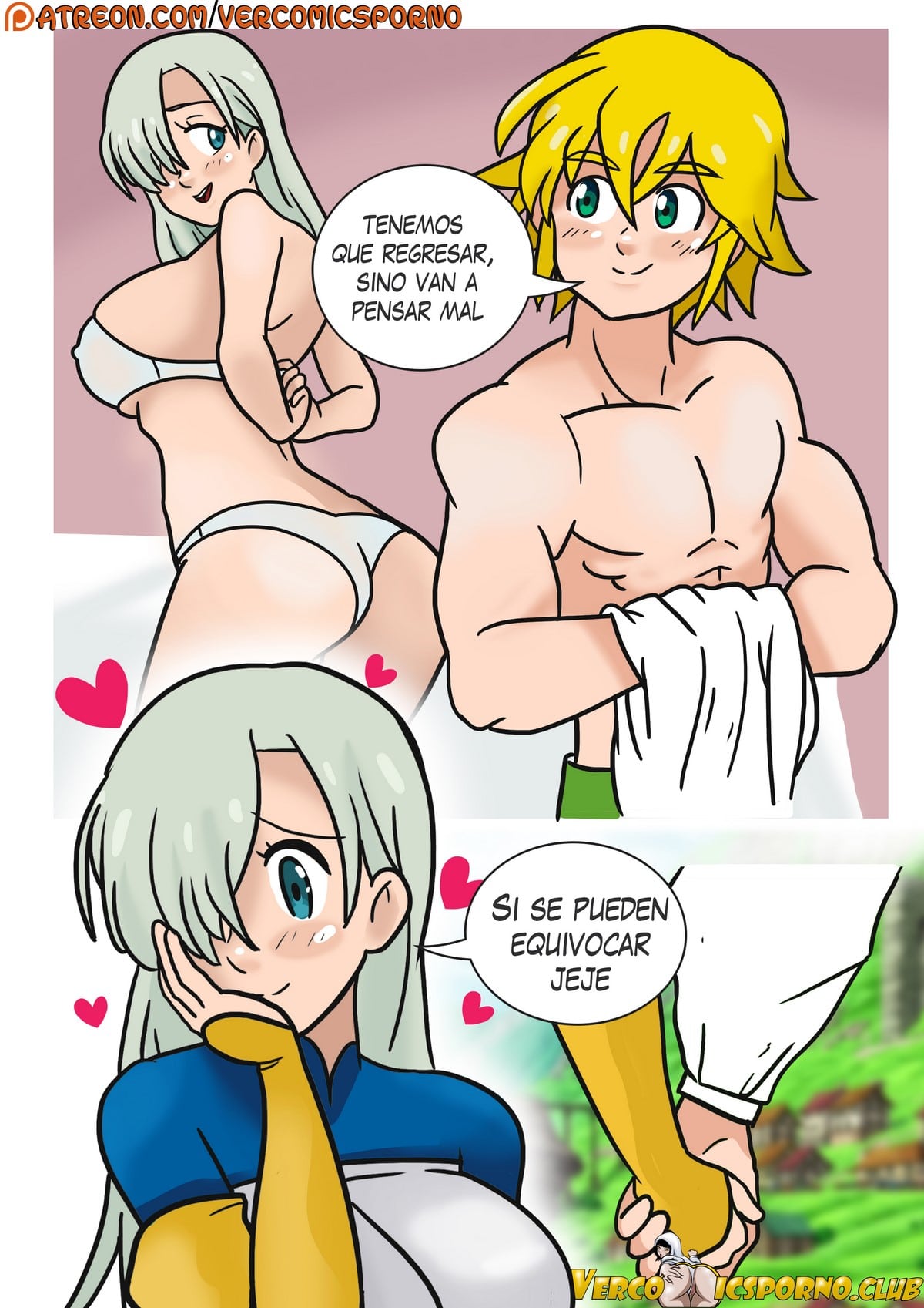 Nanatsu No Taizai - El Primer Encuentro Comic porno
