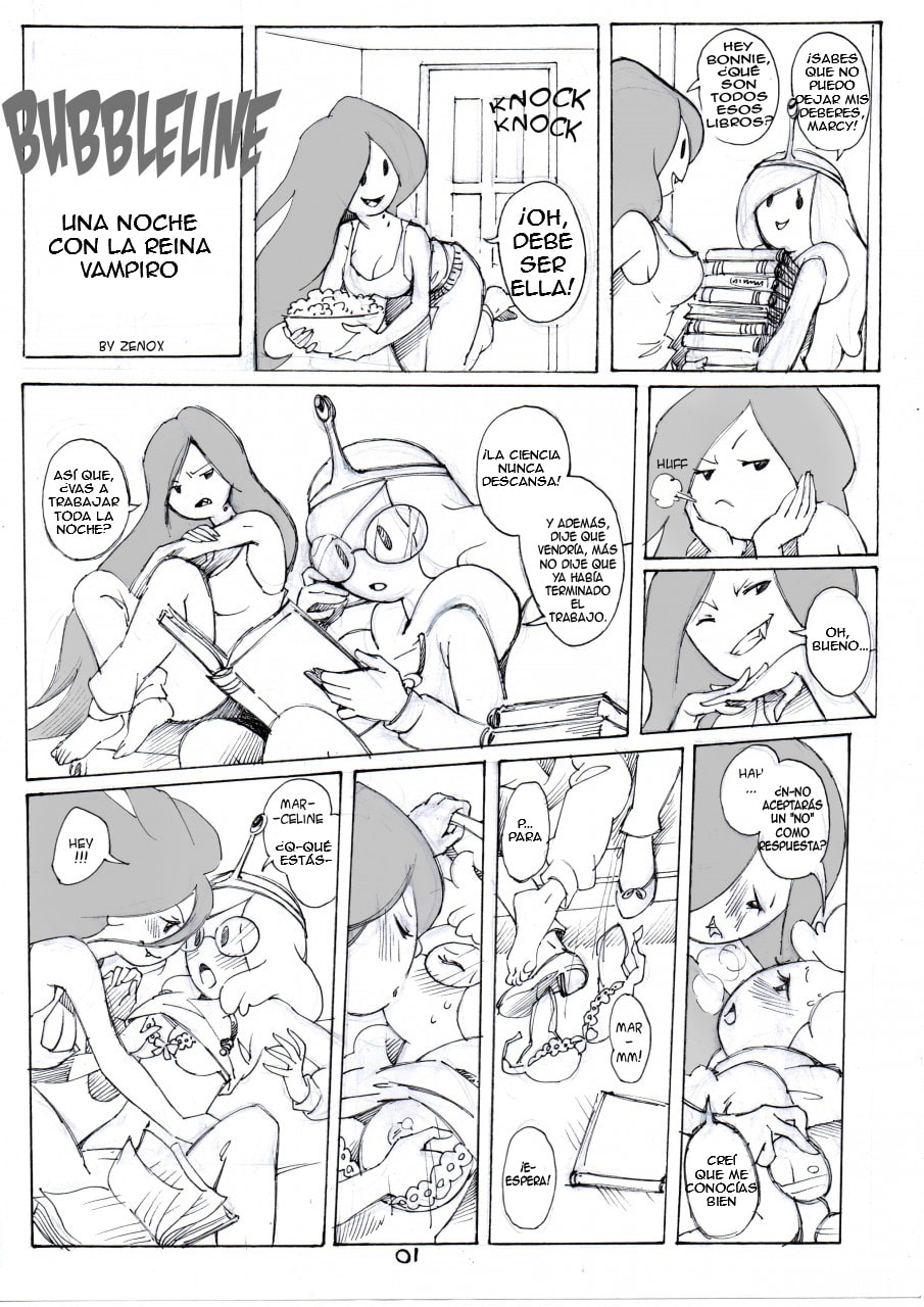 Bubbleline – One Night with Vampire Queen Comic porno