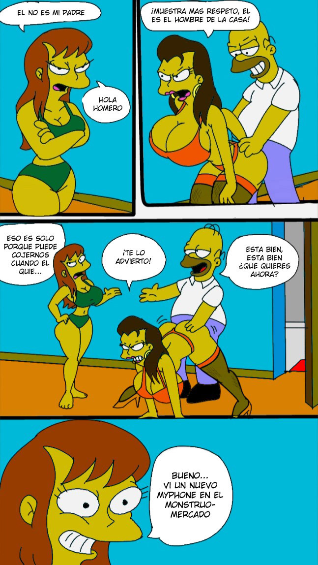 Over The Powers – Simpsons XXX Comic porno