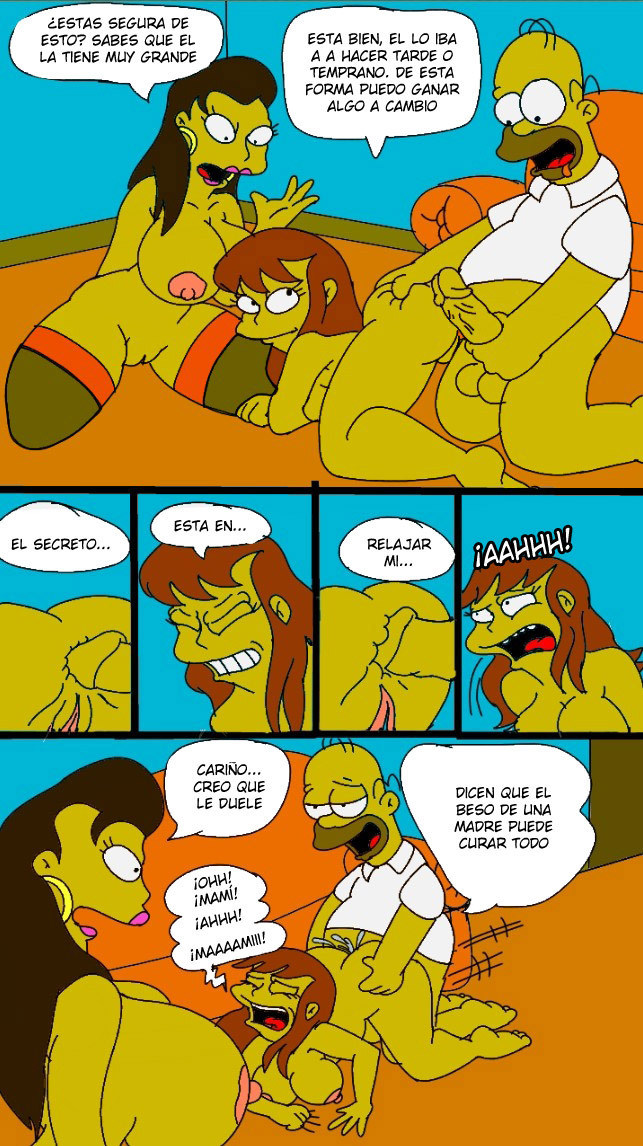 Over The Powers – Simpsons XXX Comic porno