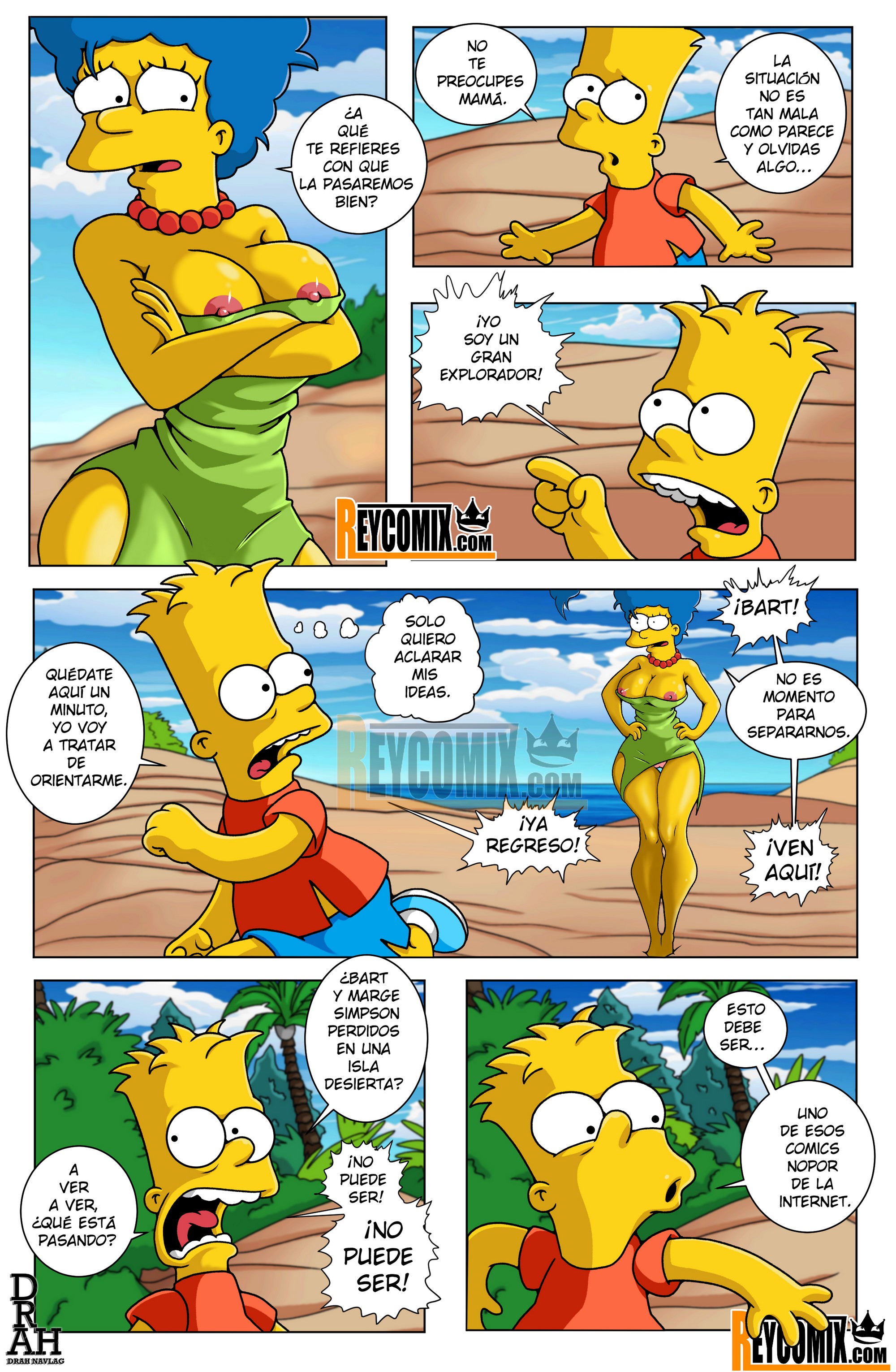Paraiso Los Simpson Comic porno