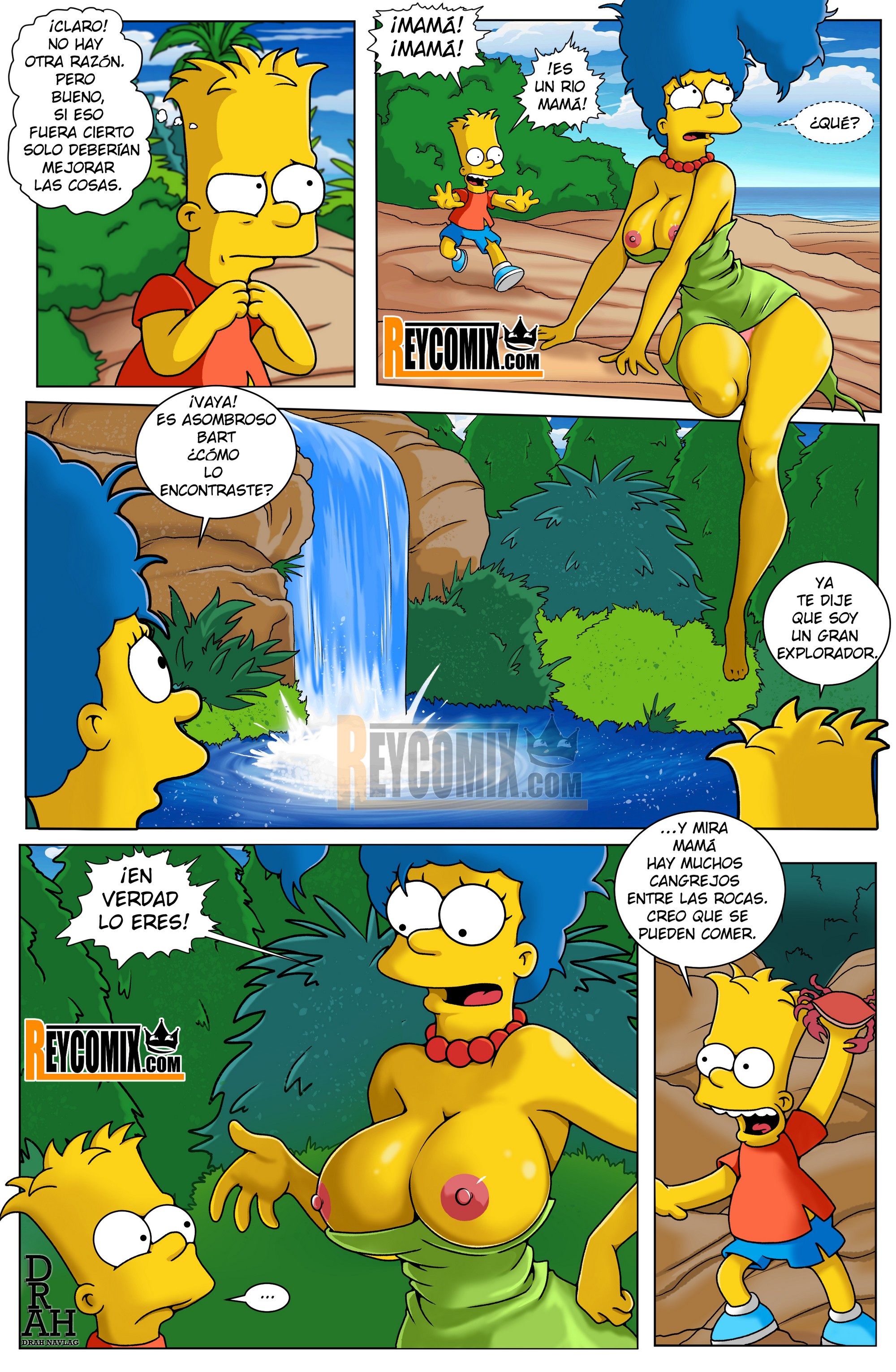 Paraiso Los Simpson Comic porno
