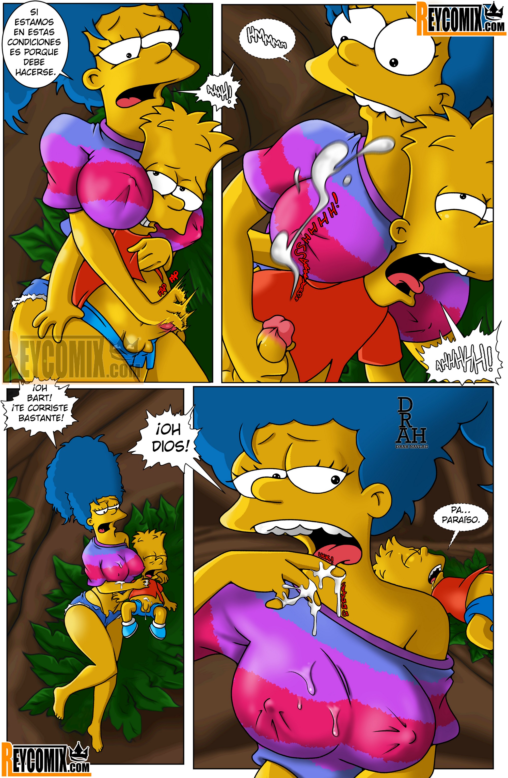 Paraiso Los Simpson Comic porno