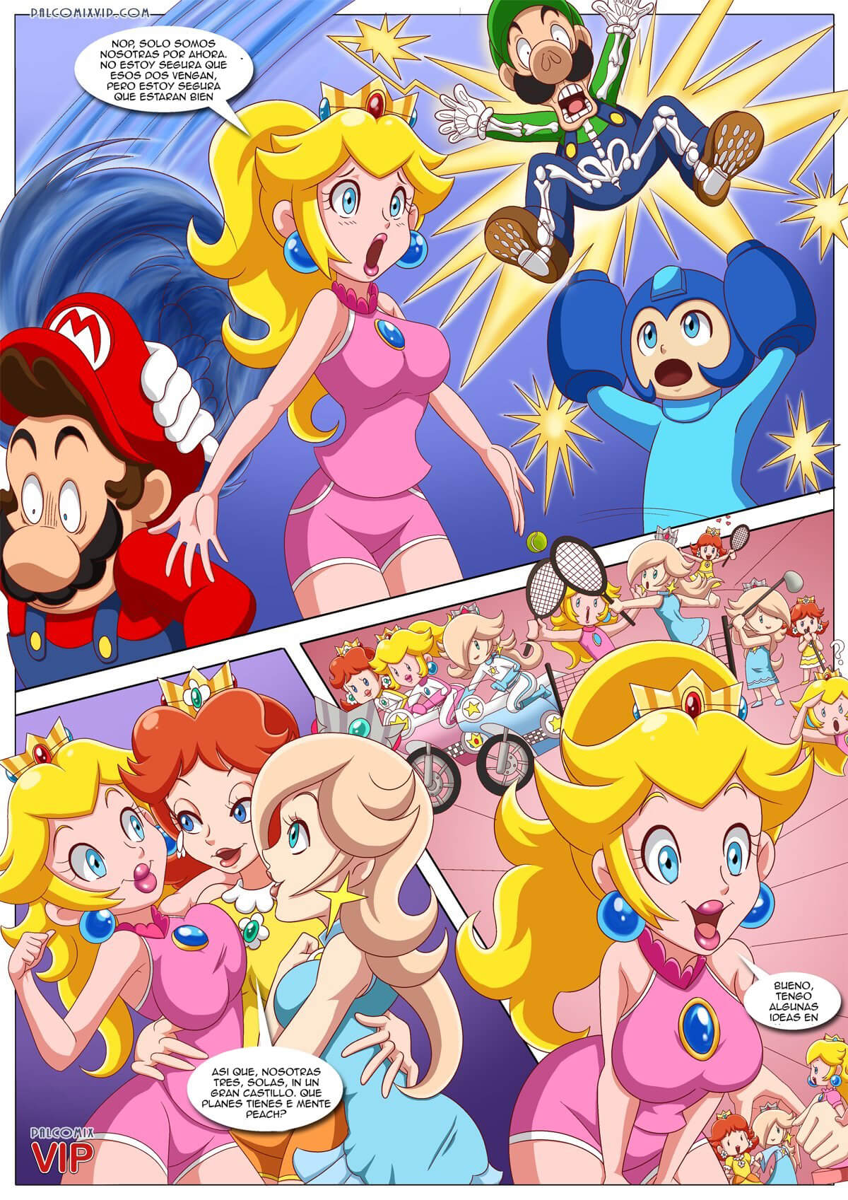 Peachy Party Comic porno