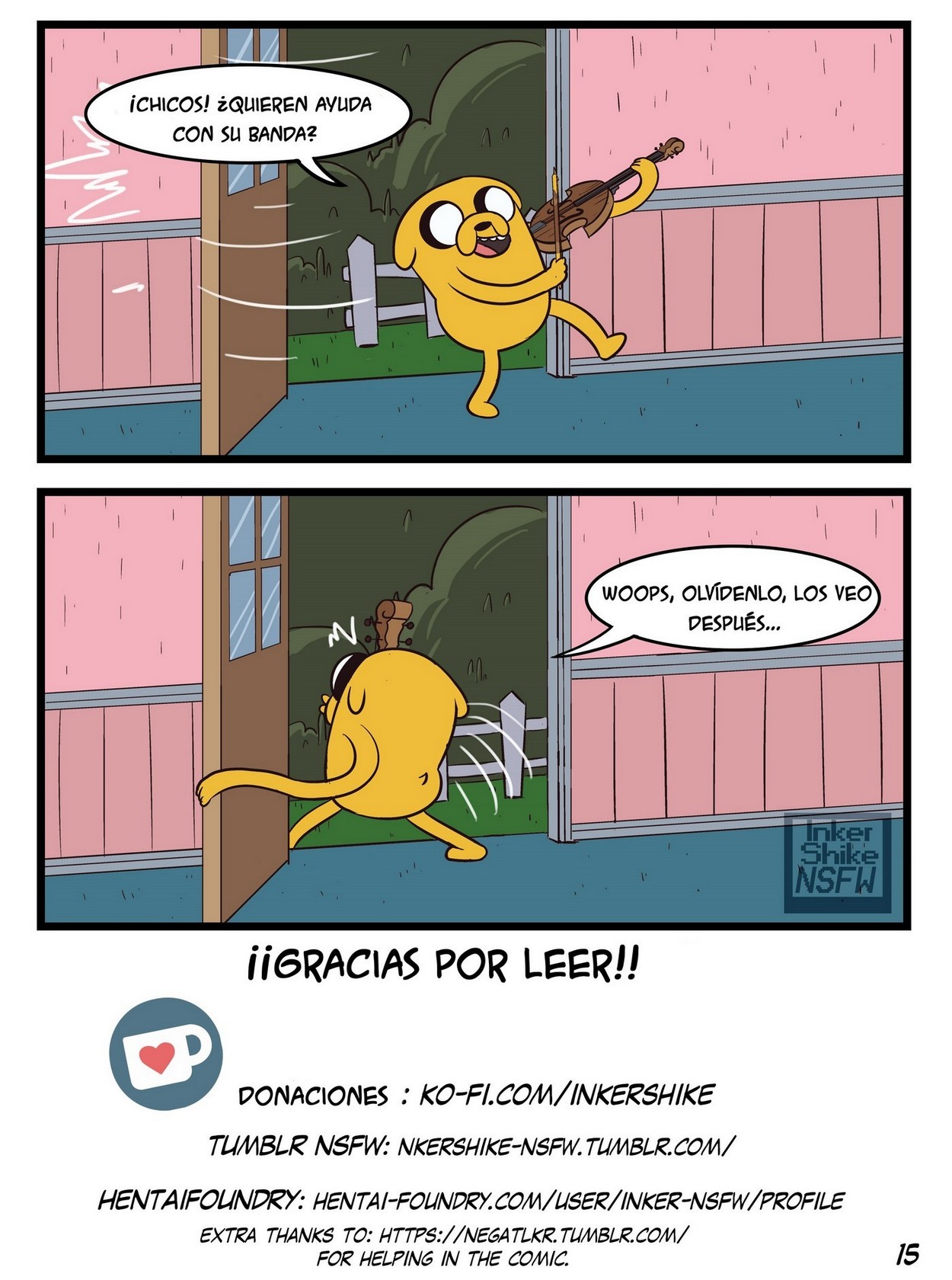 Practice With The Band Comic porno