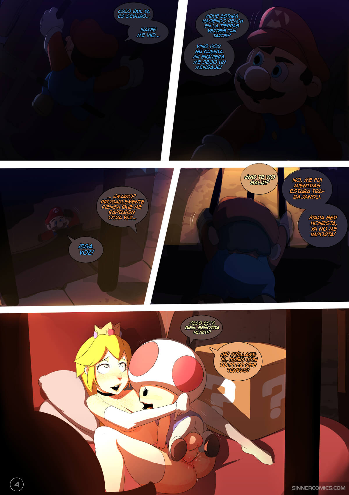 Princess Peach Hentai Comic porno
