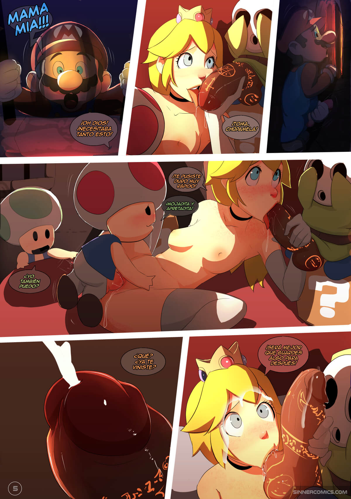 Princess Peach Hentai Comic porno