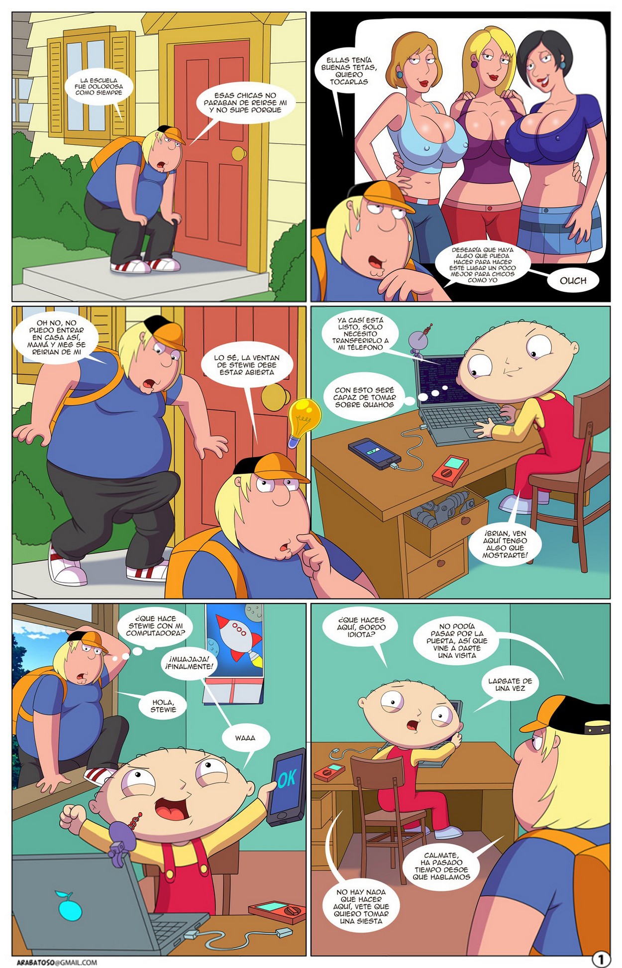 Quahog Diaries 1 – Family Guy Comic porno