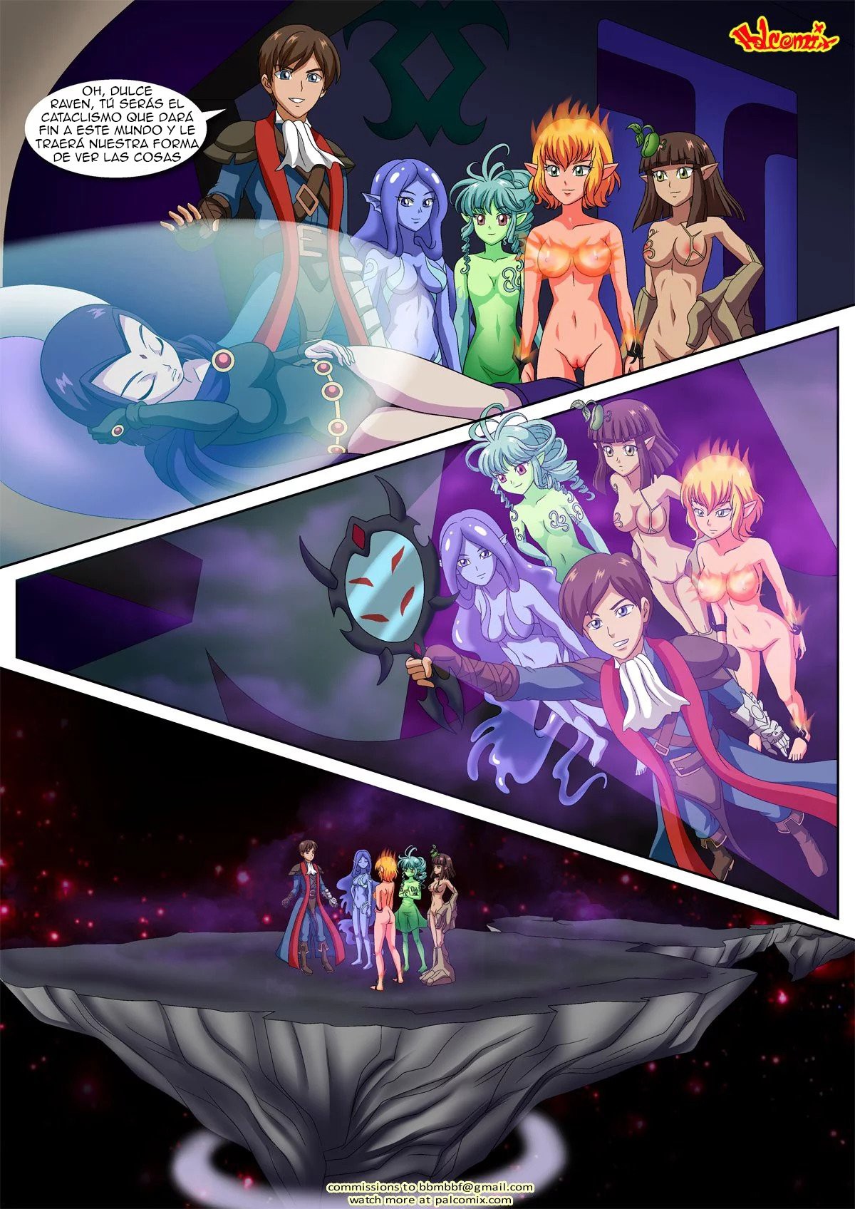 Raven’s Lust Comic porno