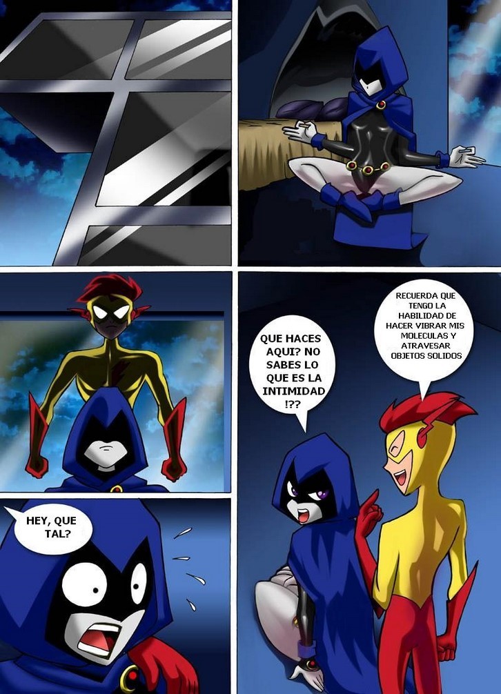 Raven vs Flash Comic porno