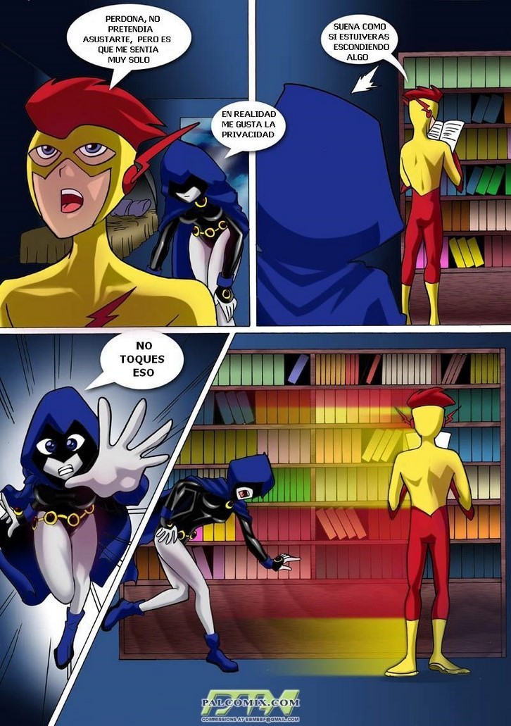 Raven vs Flash Comic porno