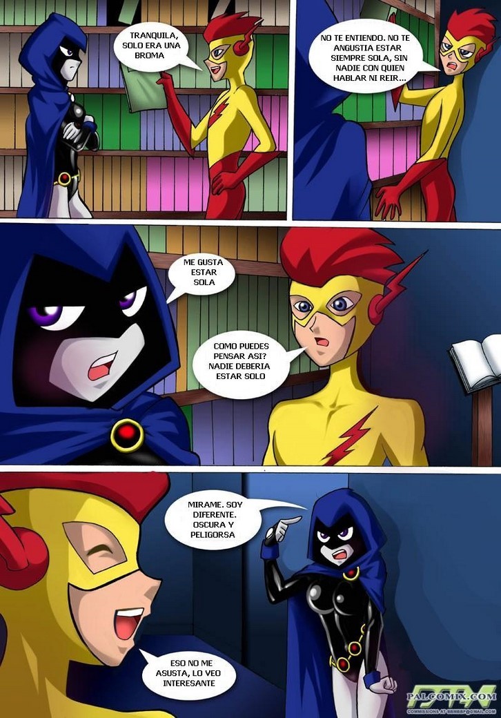 Raven vs Flash Comic porno