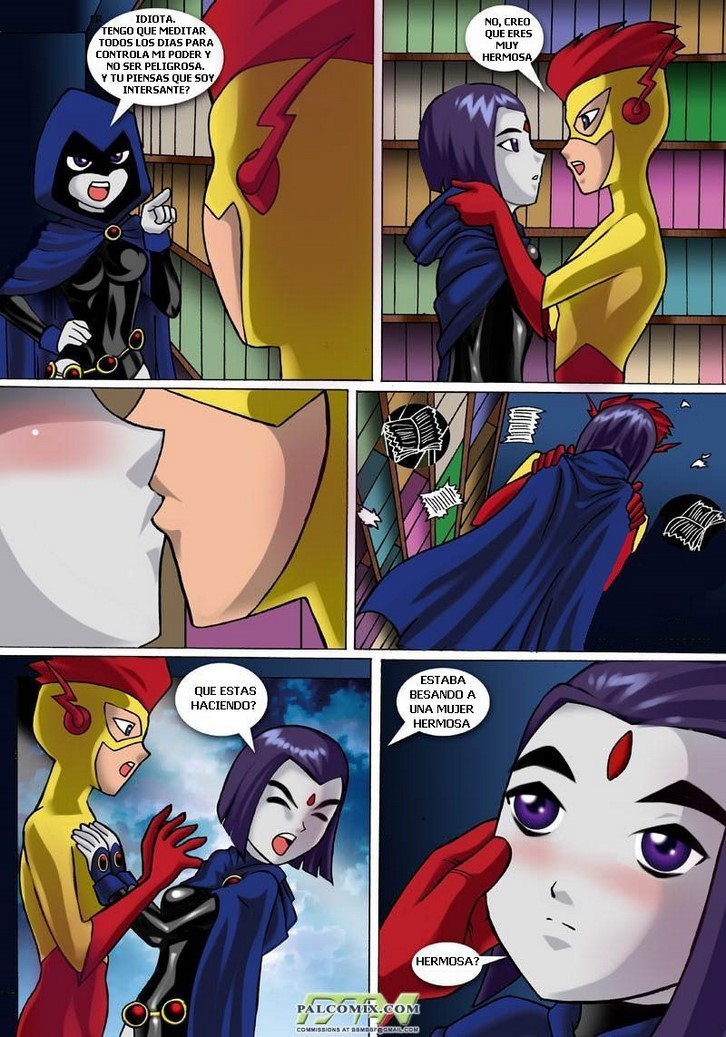 Raven vs Flash Comic porno
