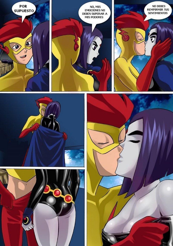 Raven vs Flash Comic porno