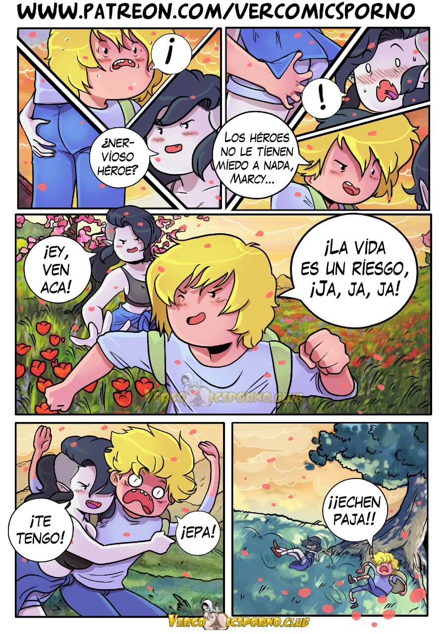 Saldrias Conmigo – Hora de Aventuras Comic porno