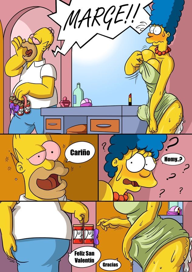 San Valentin – Simpsons Porno Comic porno