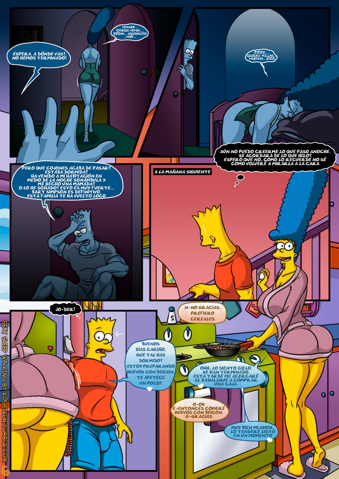 Sexy Sleep Walking Comic porno