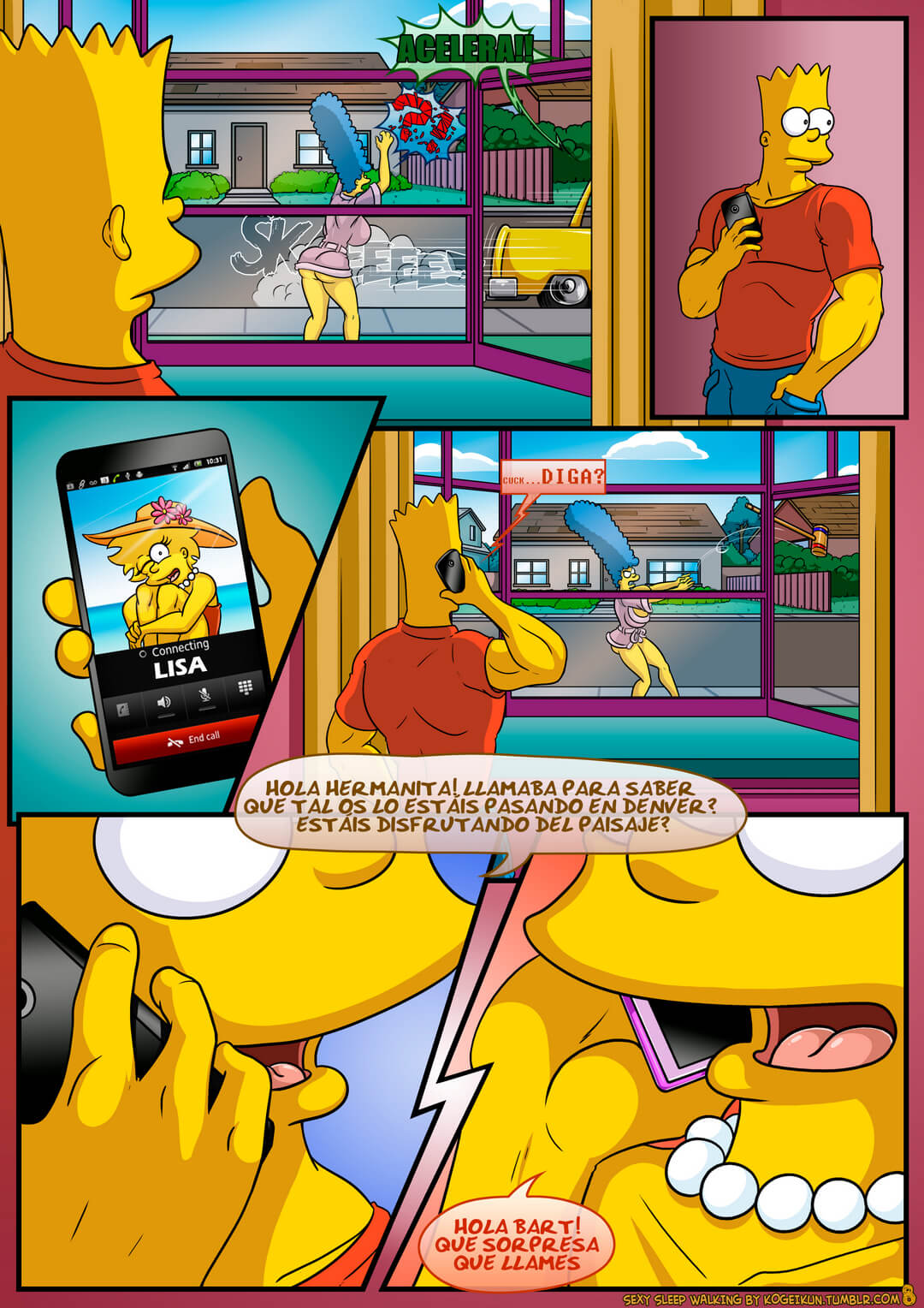 Sexy Sleep Walking Comic porno