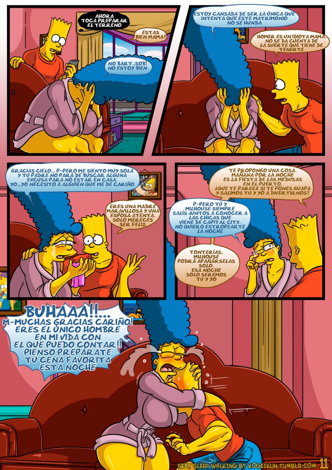 Sexy Sleep Walking Comic porno