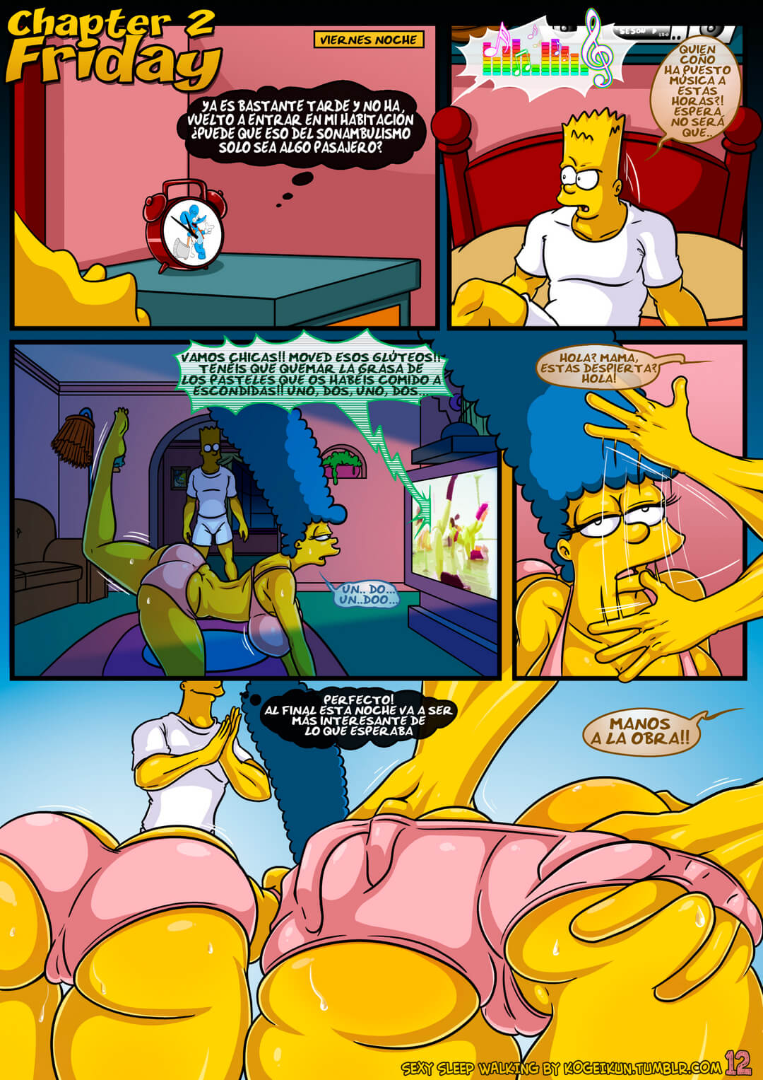 Sexy Sleep Walking Comic porno