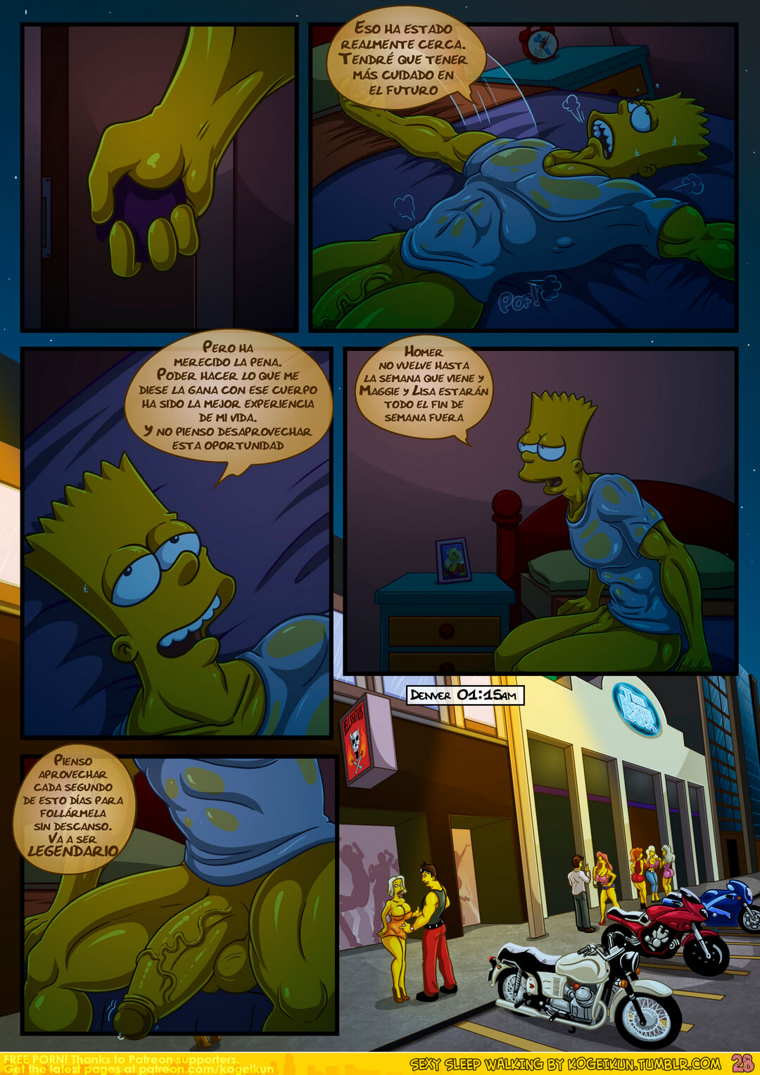 Sexy Sleep Walking Comic porno