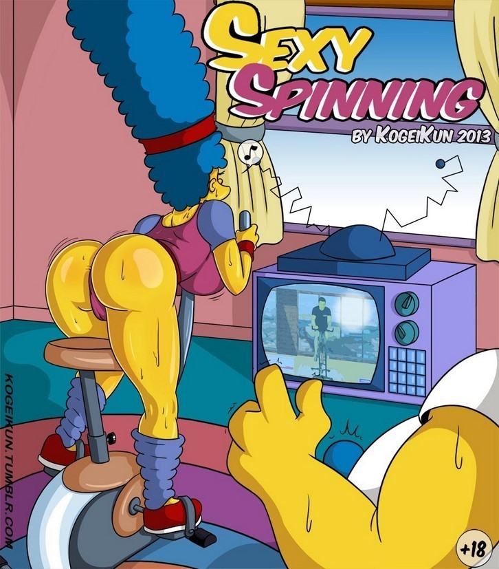 Sexy Spinning – Los Simpsons Comic porno