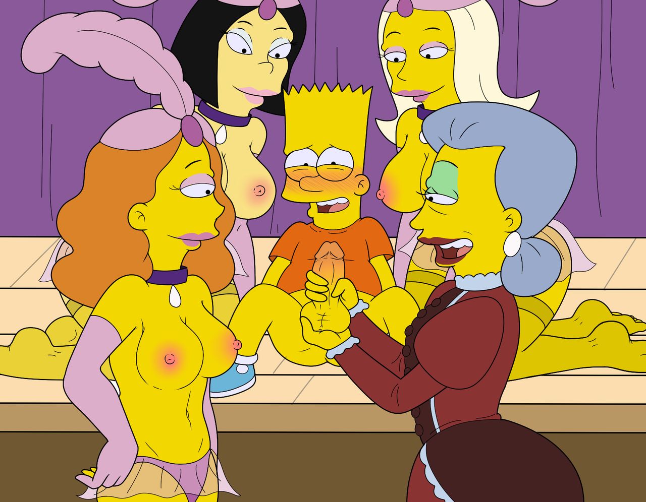 Showtime Burlesque – Los Simpsons XXX Comic porno