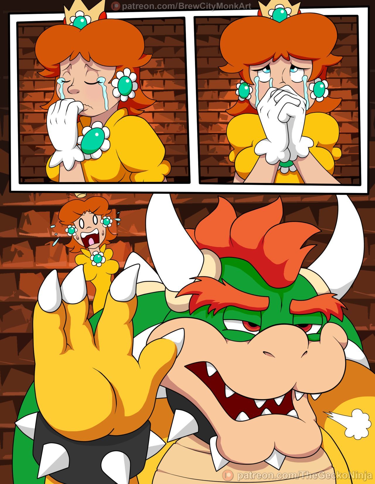 Slut Princess Daisy Comic porno