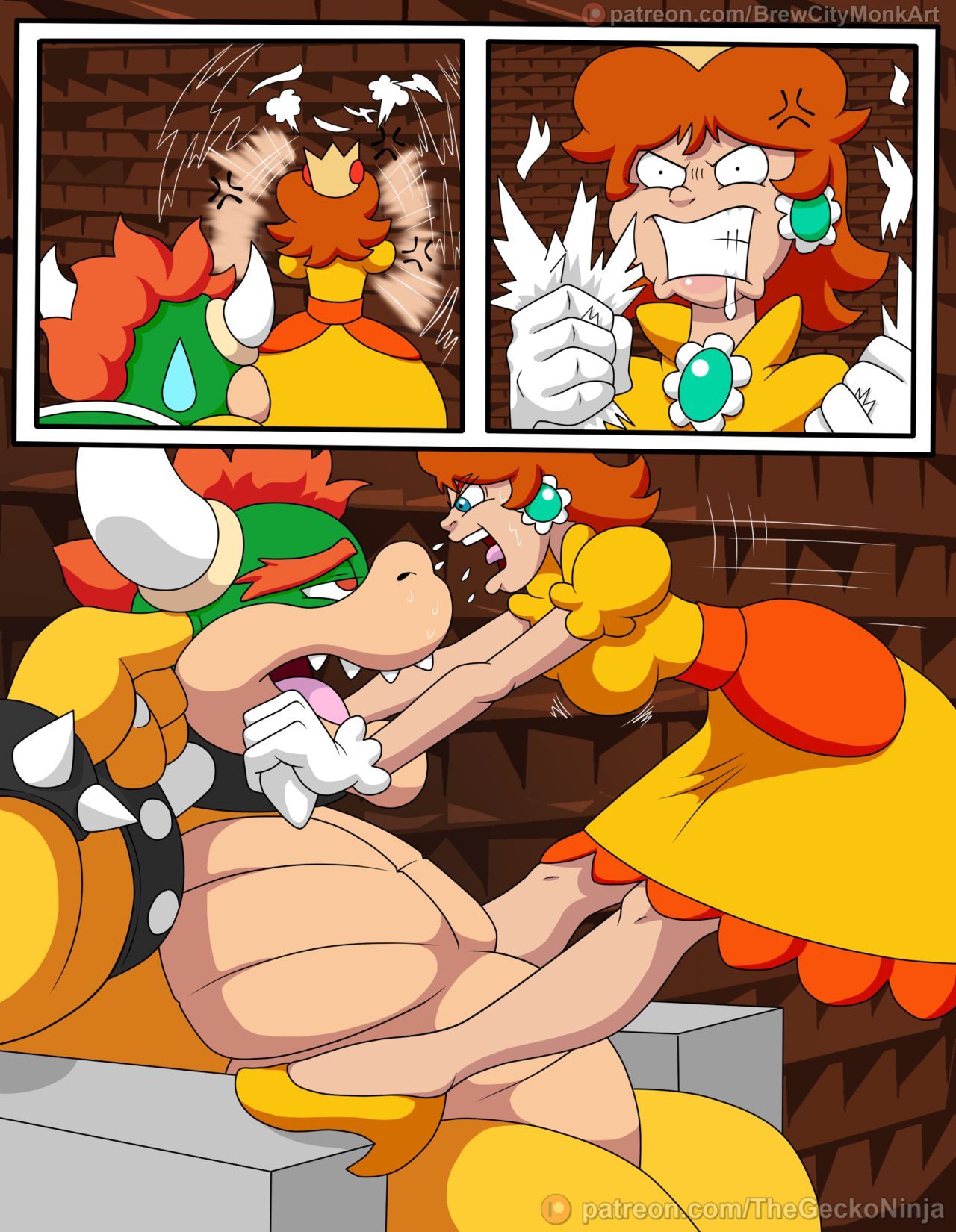 Slut Princess Daisy Comic porno