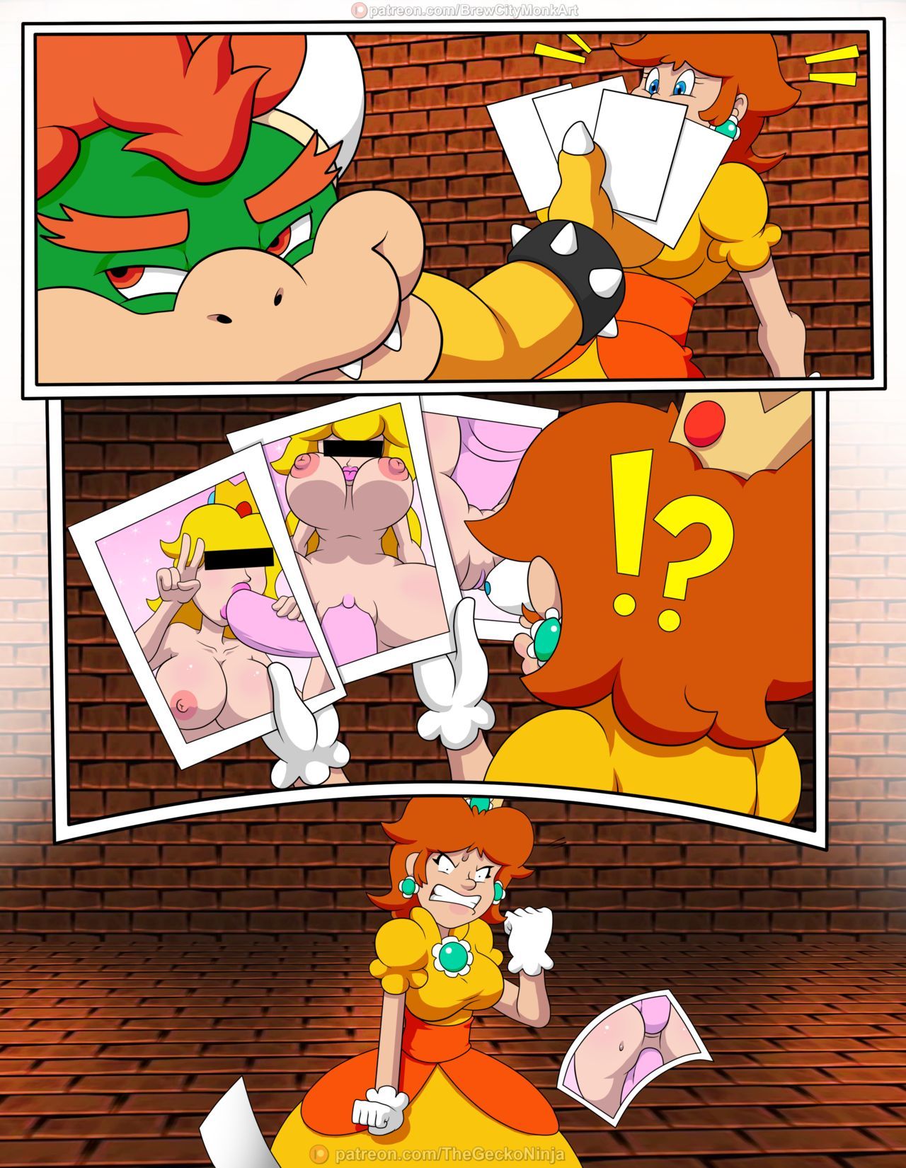 Slut Princess Daisy Comic porno