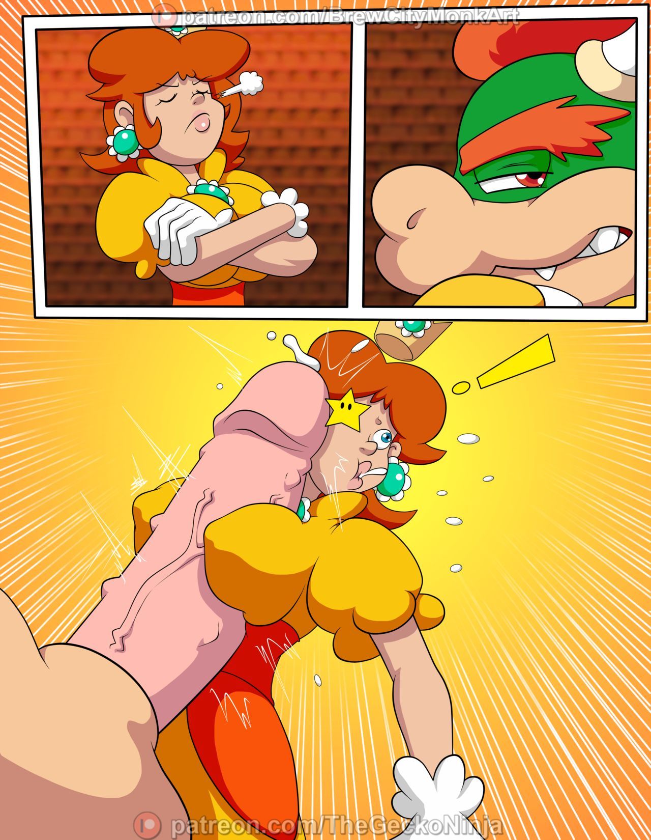 Slut Princess Daisy Comic porno