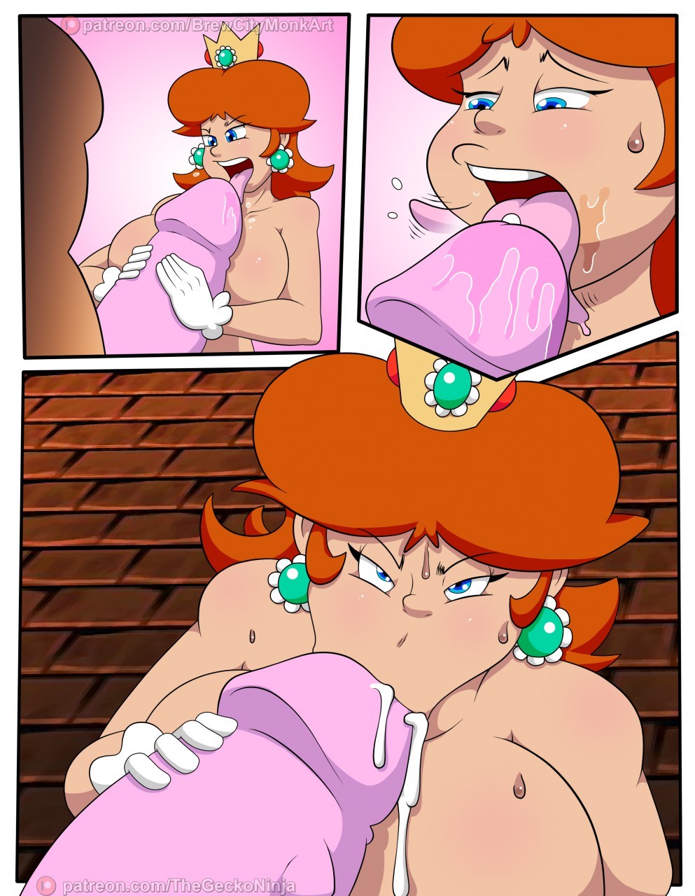 Slut Princess Daisy Comic porno
