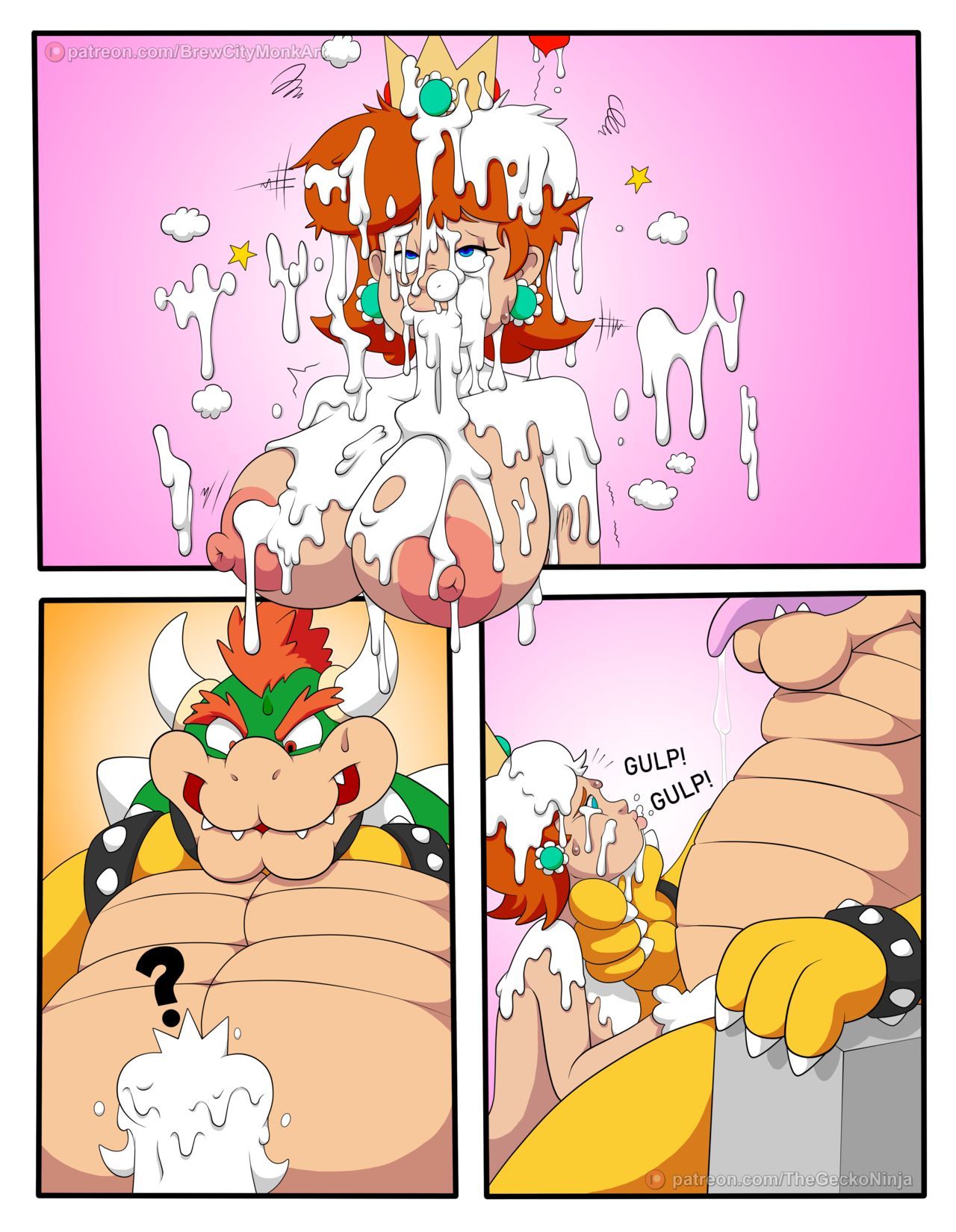 Slut Princess Daisy Comic porno